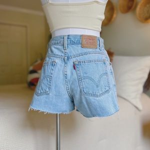 Vintage Levi’s Distressed Denim Shorts